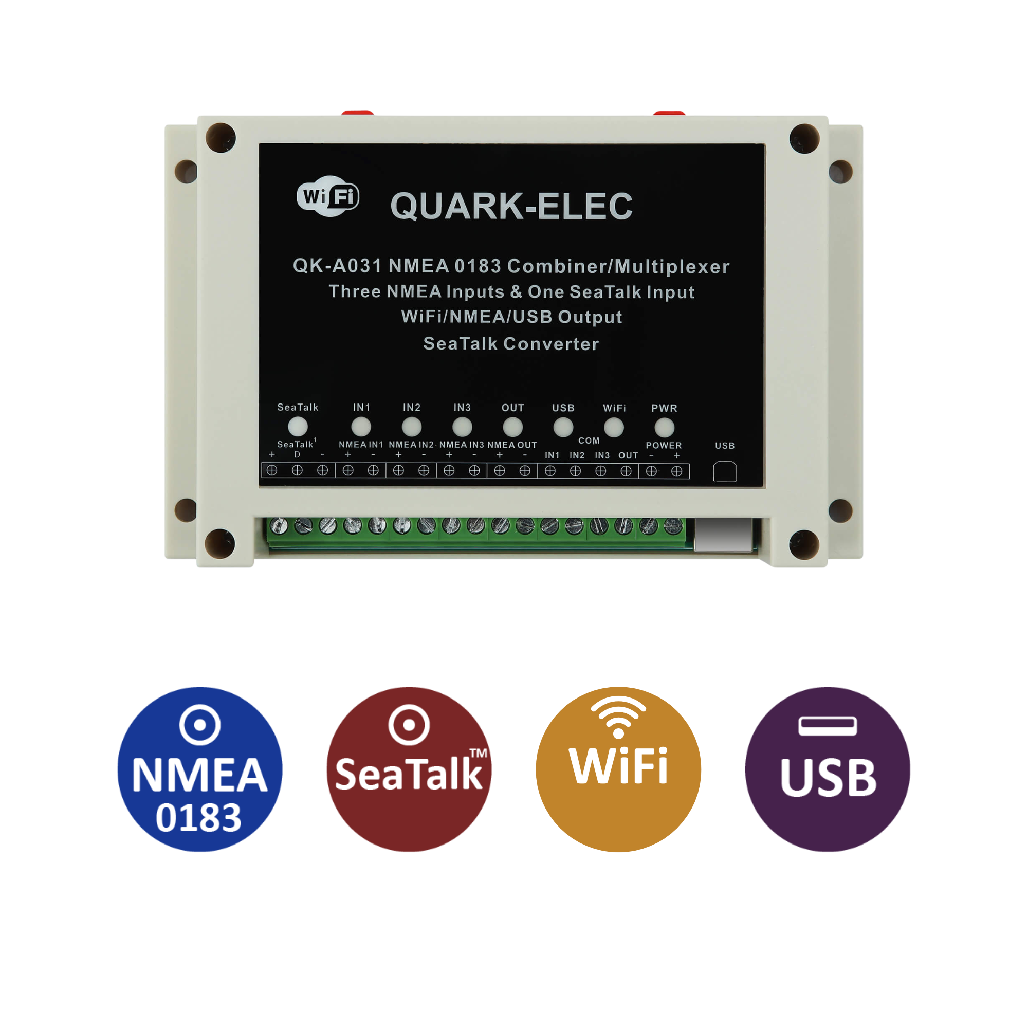 A031 NMEA 0183 Multiplexer with SeaTalk* Converter