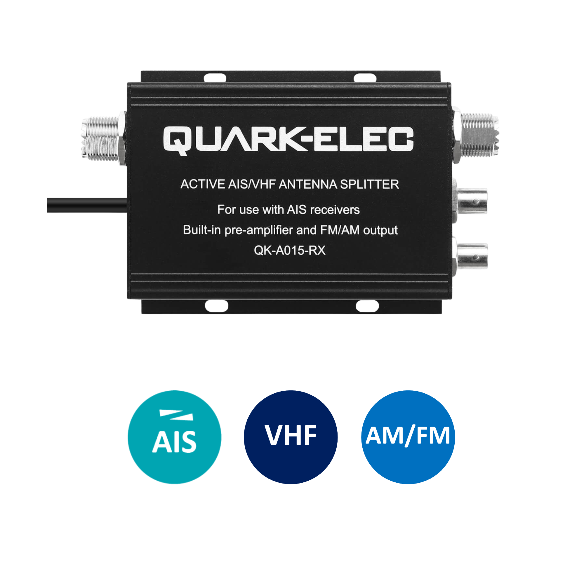 A015-RX Active VHF Splitter (for AIS receivers)