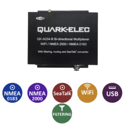 A034B Bi-directional WiFi to NMEA 2000 Gateway Multiplexer with NMEA 0183 & SeaTalk input