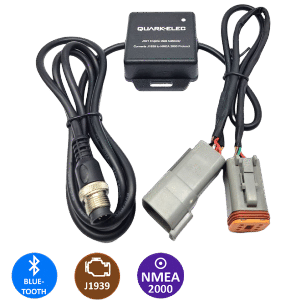 JS01 J1939 to NMEA 2000 Engine Data Gateway