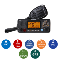 C201 Marine Fixed VHF/DSC Radio with GPS